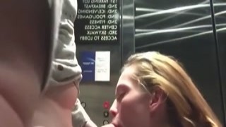 Cum In An Elevator