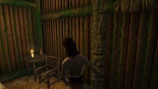 Skyrim MILF riding dick in the house