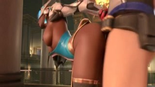 3D Symmetra Gets Thumped by a Huge Cock