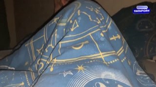 airaccoon - Stepdaughter hid under blanket and gave blowjob to stepfather