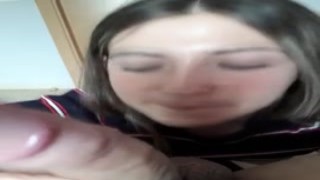 LexxaPannda - Blue Eyed Babe Makes An Incredible Blowjob To Her Neighbor