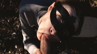 DickForLily - Mysterious Masked Girl Gave Me a Blowjob