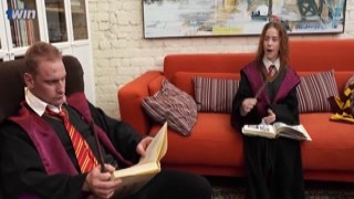 Nicole Murkovski - Hermione gave Harry Potter a blowjob between couples