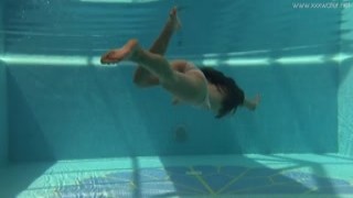 Stefanie Moon - Hottest petite small tits Irina Russaka underwater